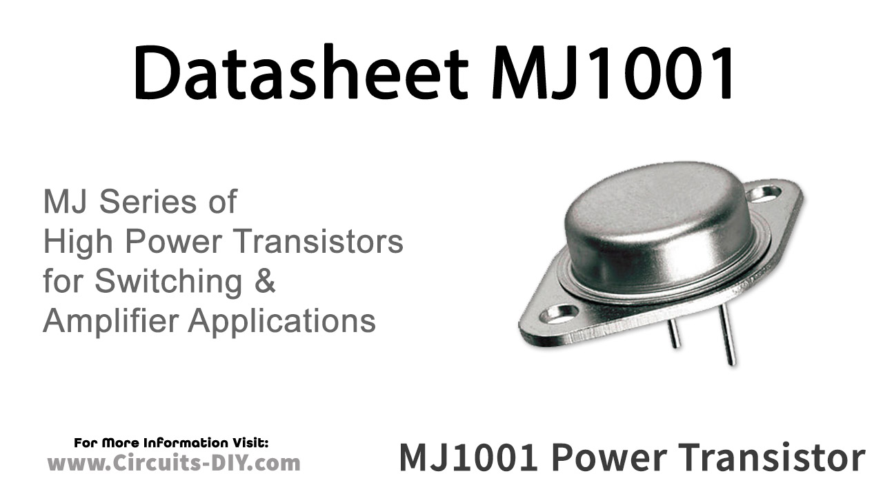 MJ1001 Datasheet
