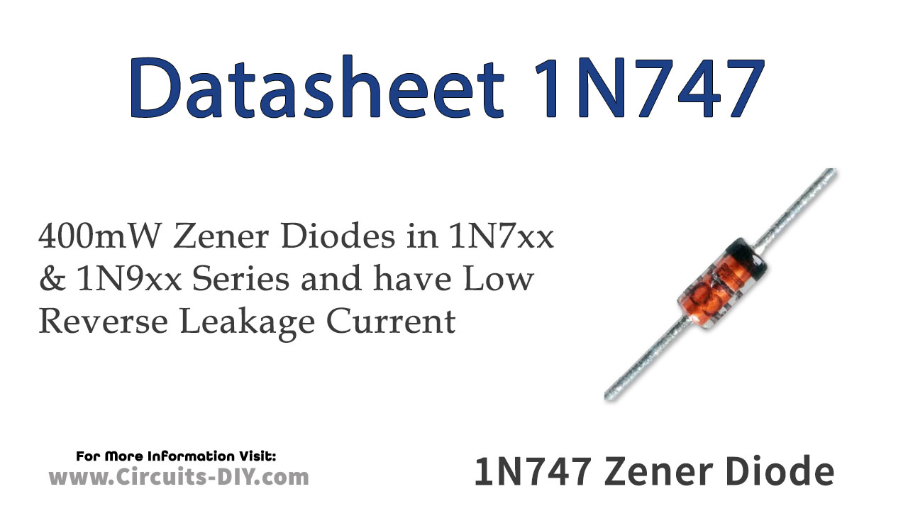 1N747 Datasheet