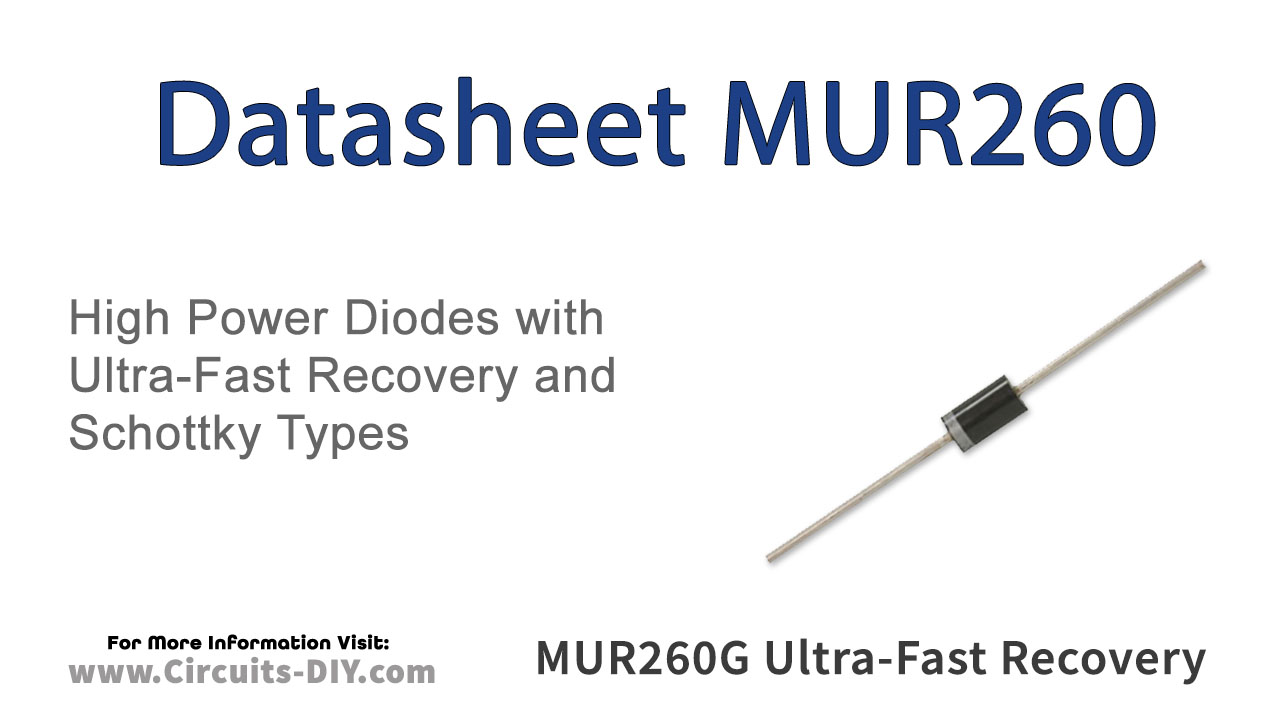MUR260G Datasheet