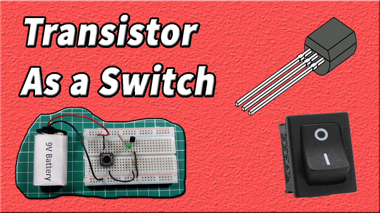How to use a transistor BC547 as a switch