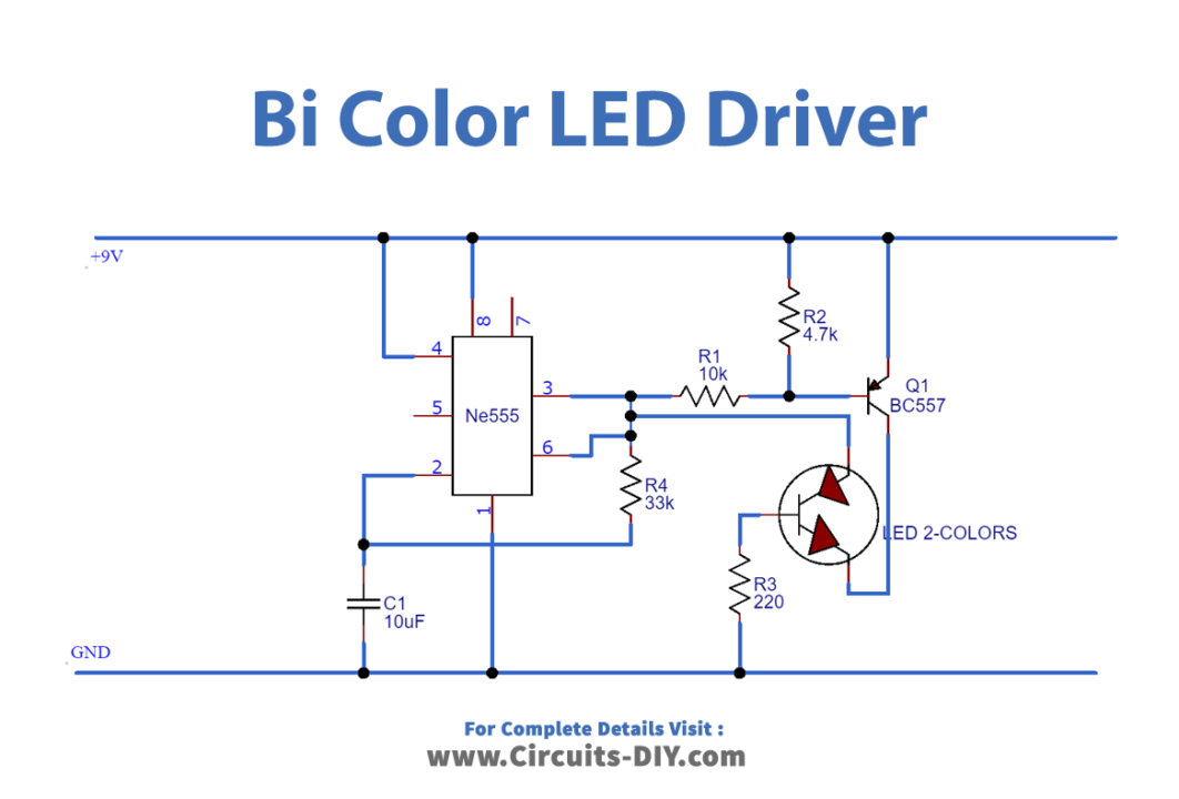 Bi Color LED Driver_Diagram-Schematic