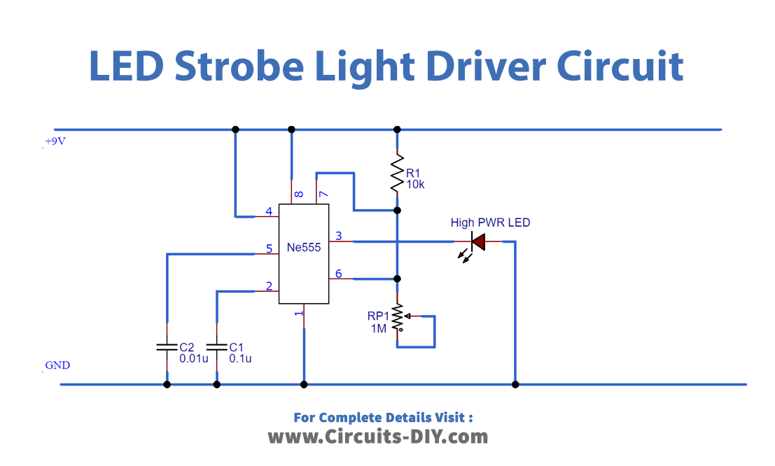 LED Strobe Light Circuit_Diagram-Schematic_