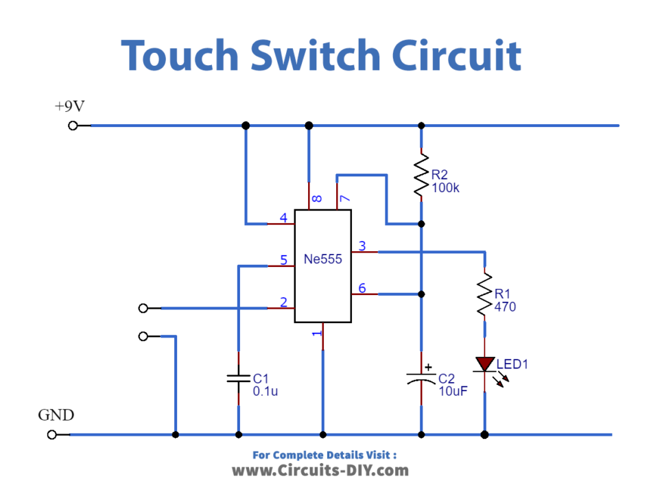 Touch Switch Circuit-2_Diagram-Schematic