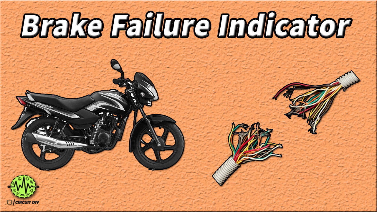 Brake Failure Indicator using 555 Timer IC