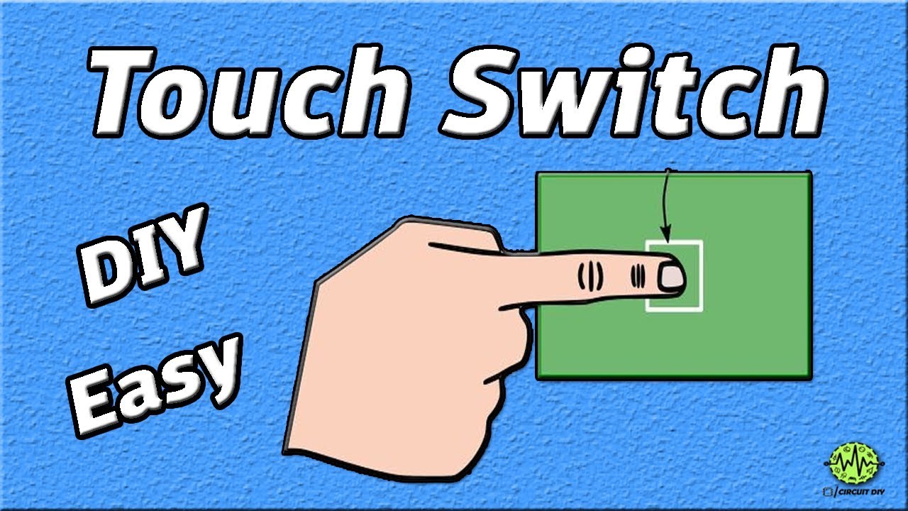 Touch Switch Circuit using 555 Timer IC