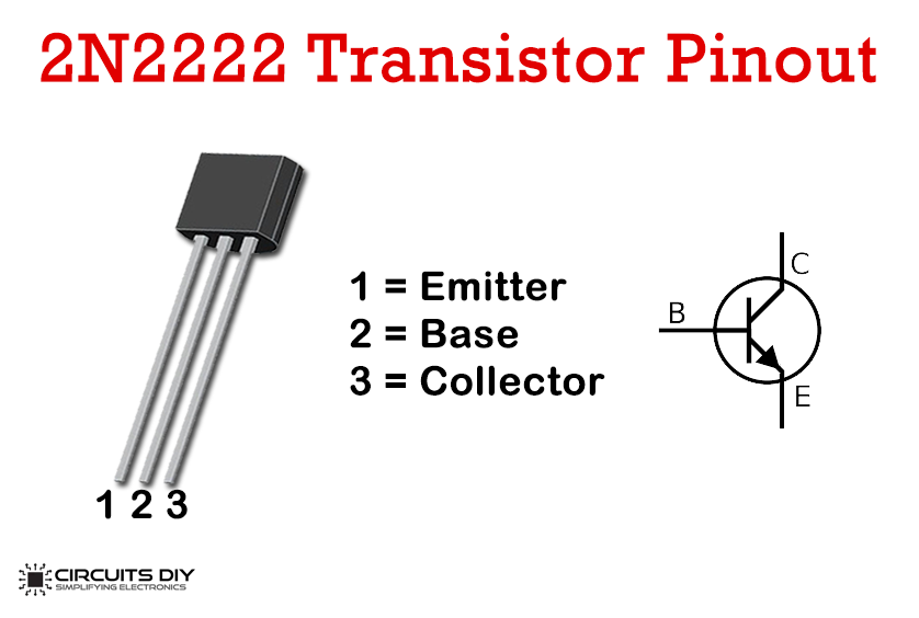 2n2222 transistor pinout