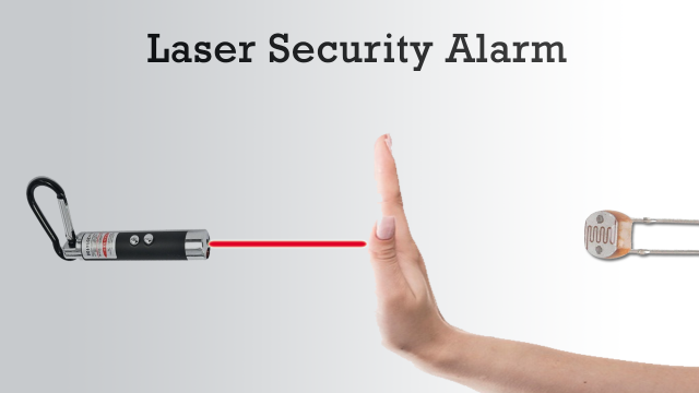 laser security alarm project