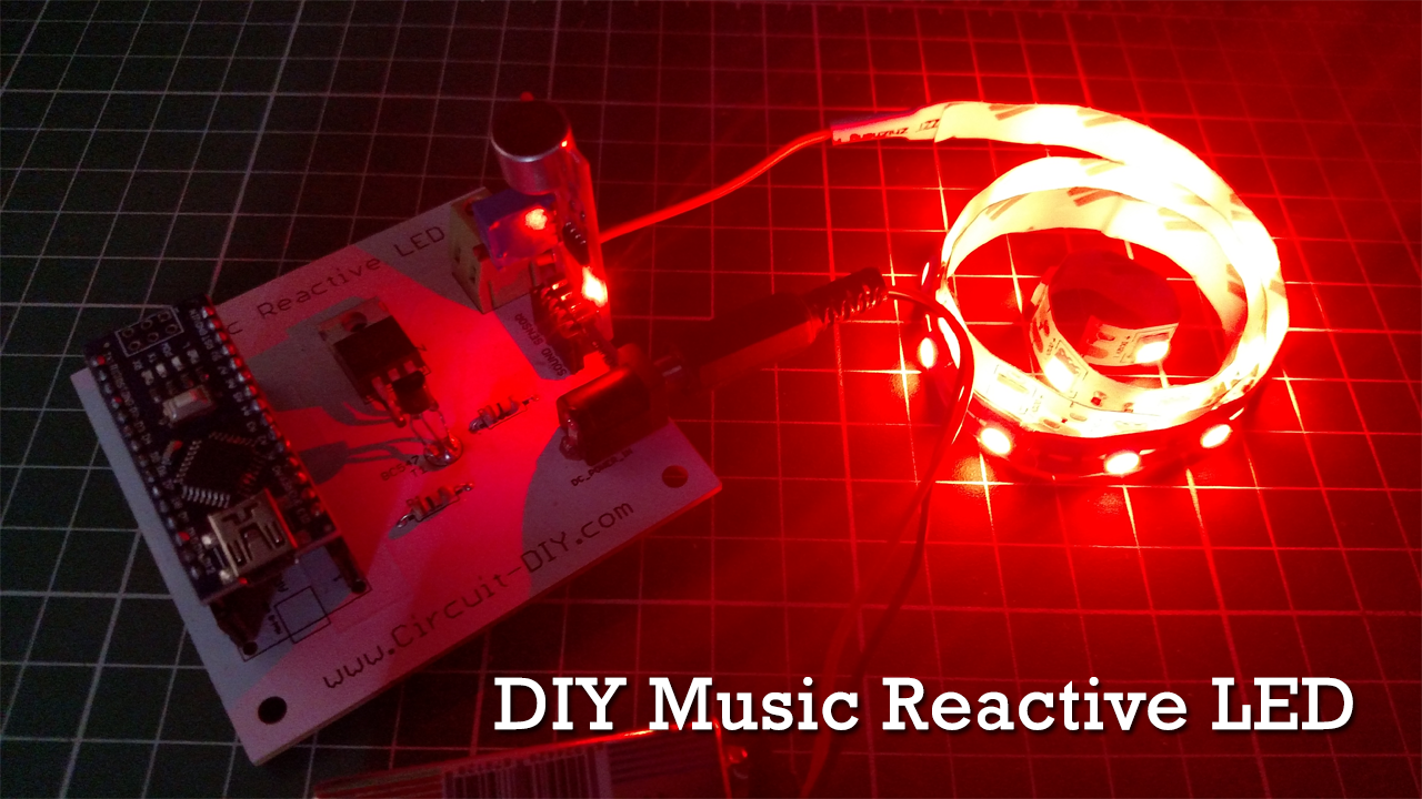 music reactive led using arduino nano