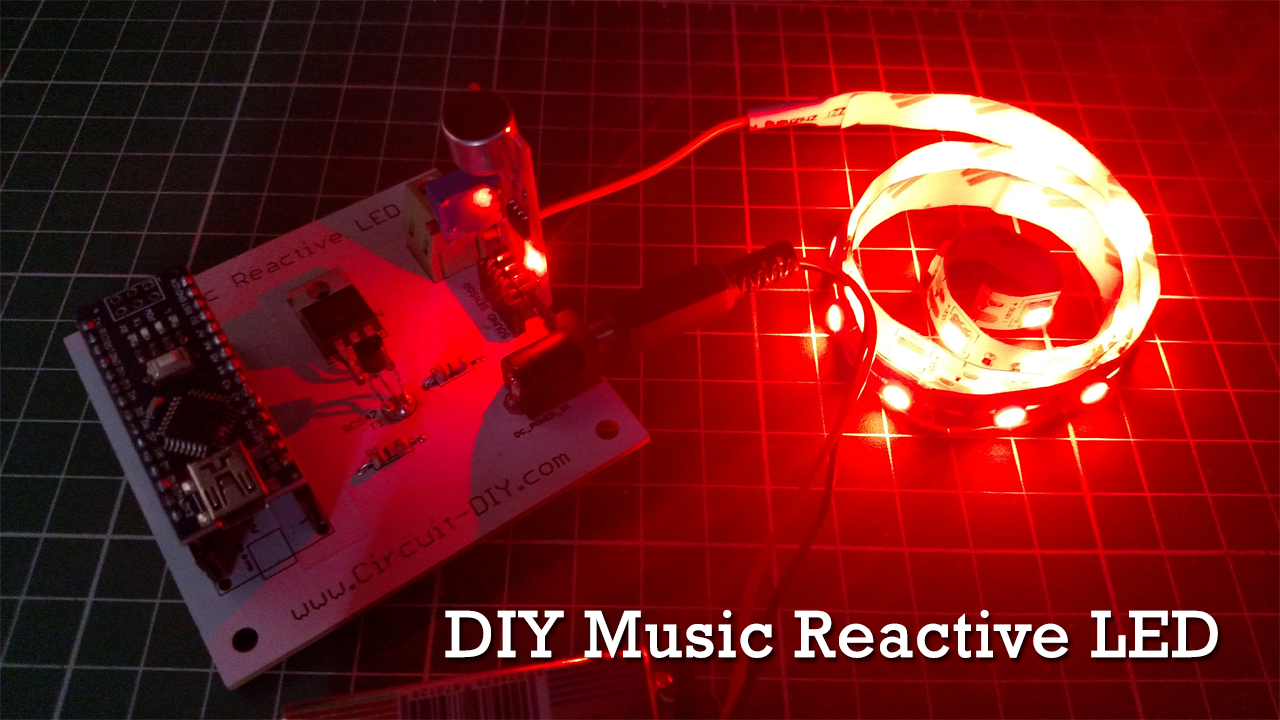 Music Reactive LED using Arduino – Electronics Projects