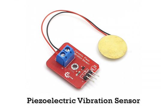 piezoelectric vibration sensor module