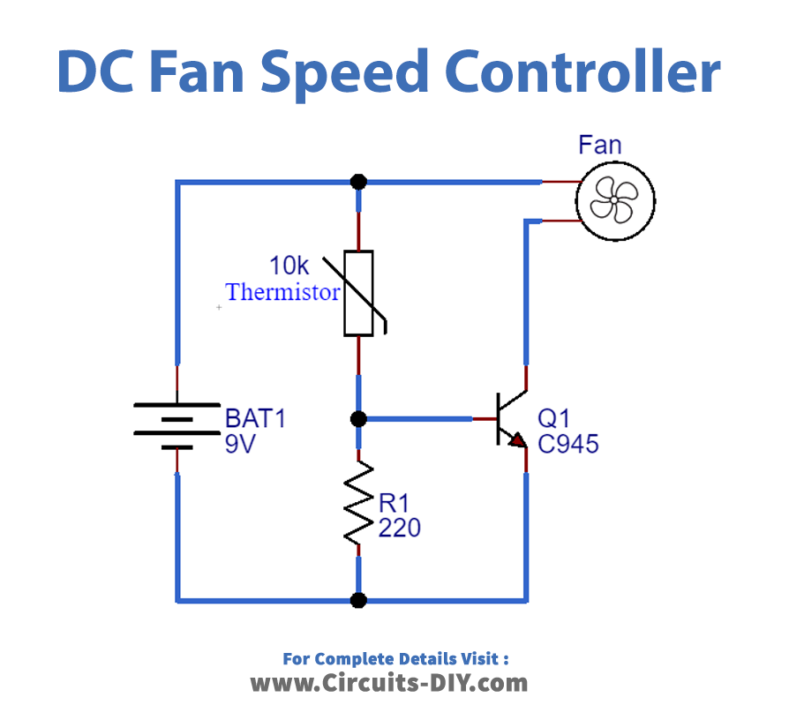 DC Fan Speed Control Circuit_Diagram-Schematic