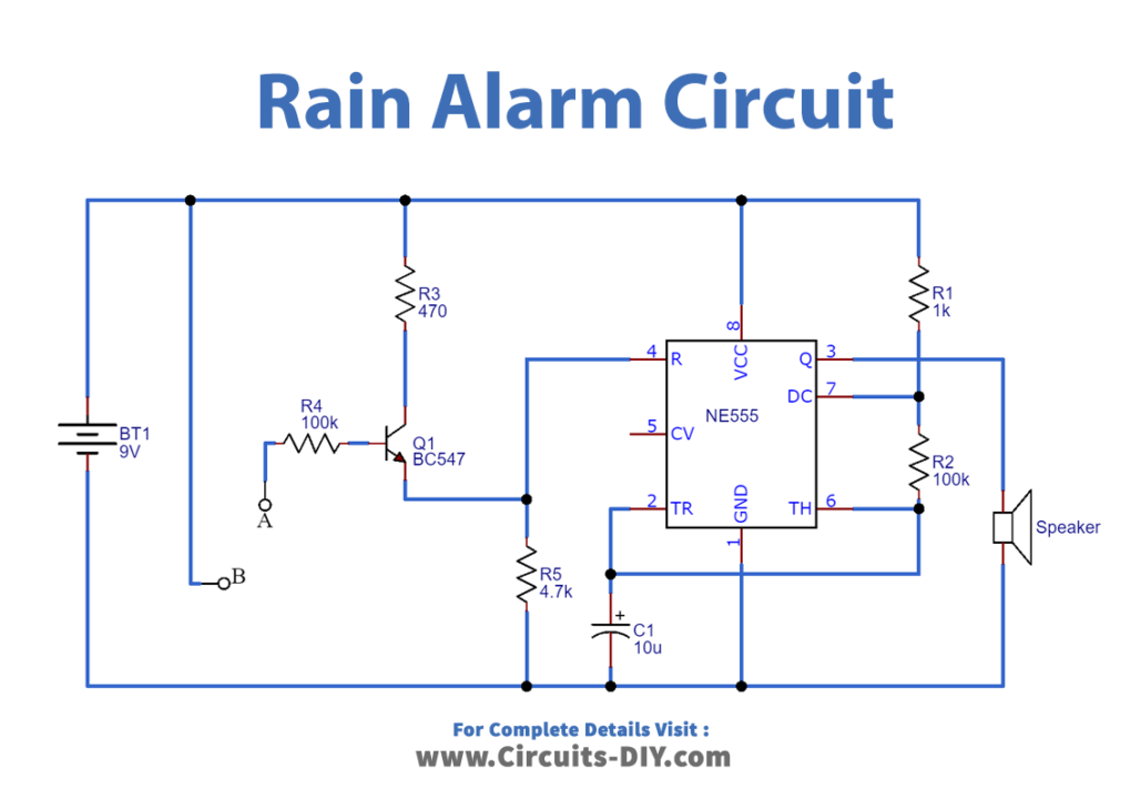 Rain Alarm Circuit-1_Diagram-Schematic_