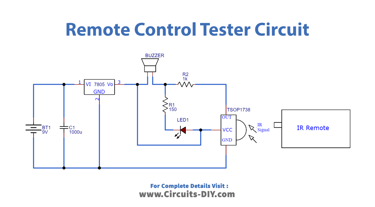 Remote Control Tester Circuit_Diagram-Schematic