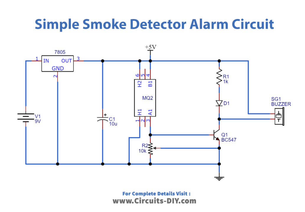 Smoke Detector Circuit_Diagram-Schematic