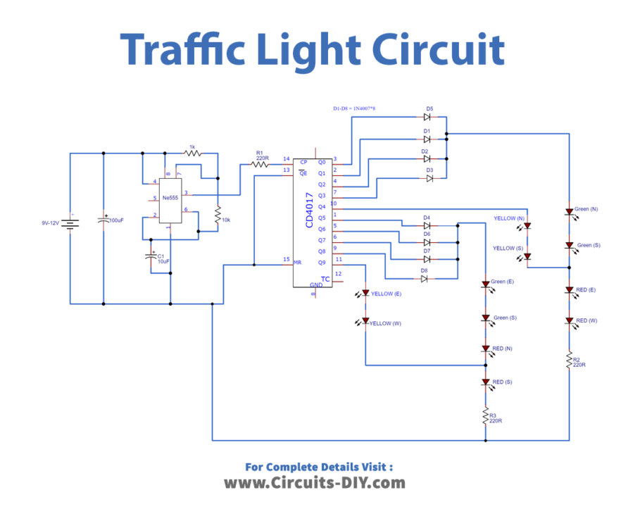 Traffic Light Circuit_Diagram-Schematic