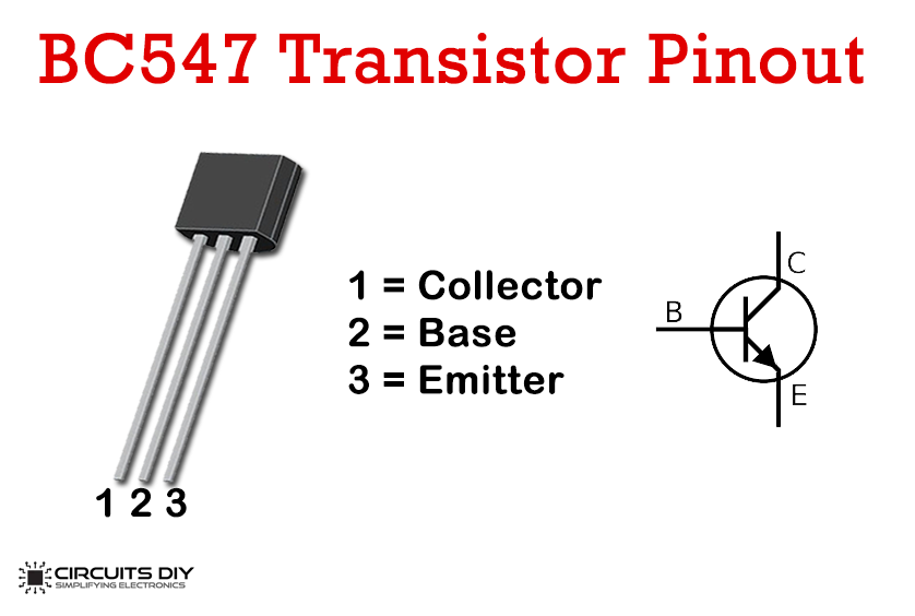 bc547 transistor pinout