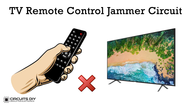 tv remote control jammer circuit electronic projects