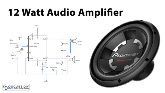 12-Watt-Audio-Amplifier-Circuit-Using-TDA2616-Power-Amplifier
