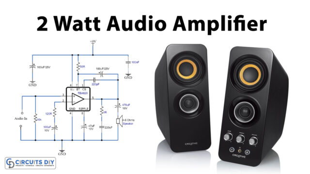 2-Watt-Audio-Amplifier-Circuit-using-TBA820