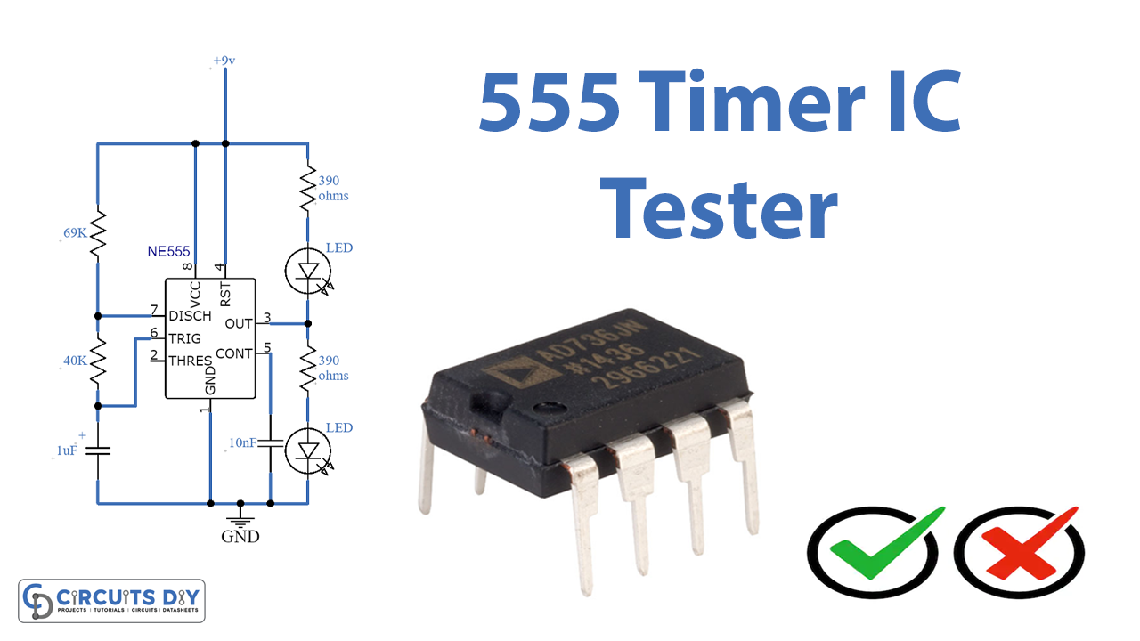 555 Precision Timer Tester Circuit