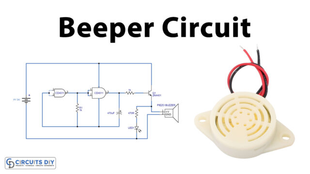 Simple-Beeper-Circuit-Using-CD4011-2-Input-NAND-Gate-IC