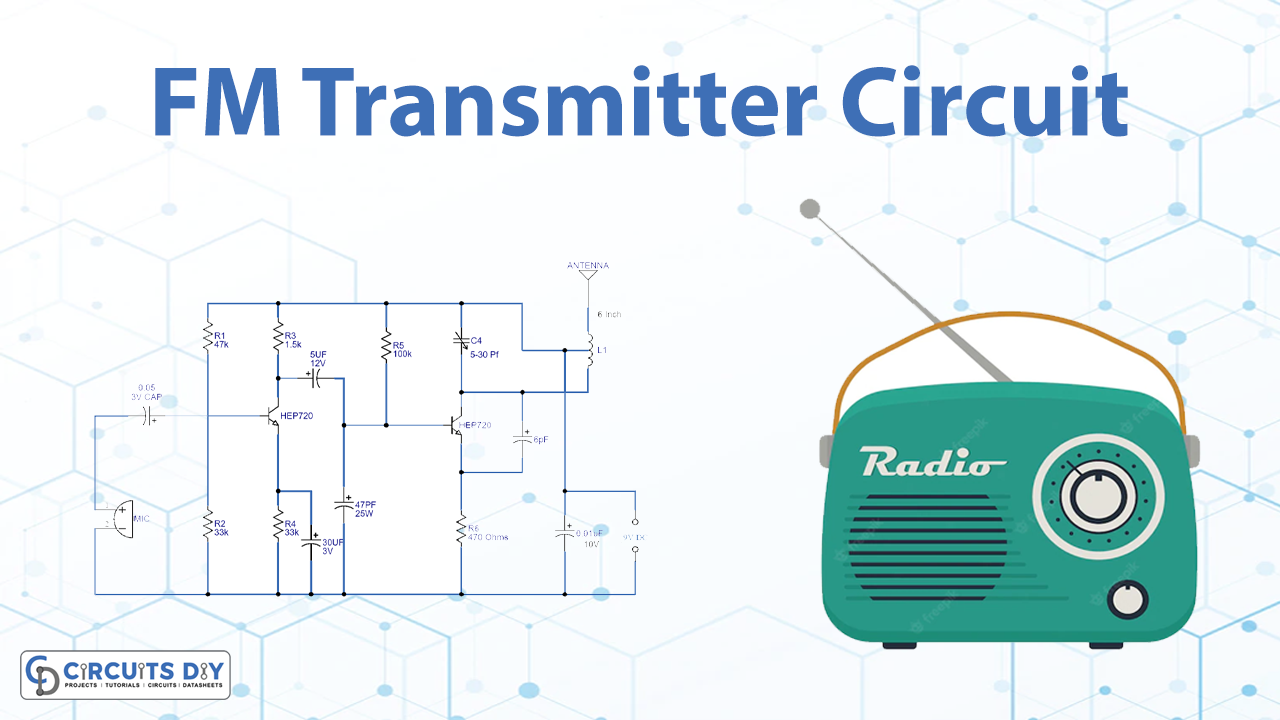 Simple FM Transmitter Circuit Using HEP720 Transistors