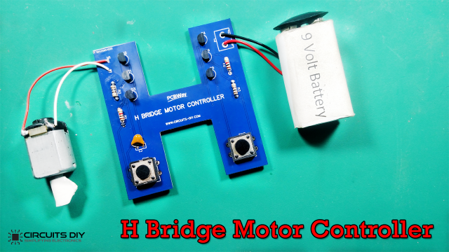 h bridge motor controller driver circuit