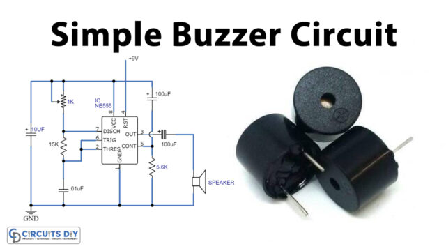 Simple-Buzzer-Circuit-with-NE555-IC