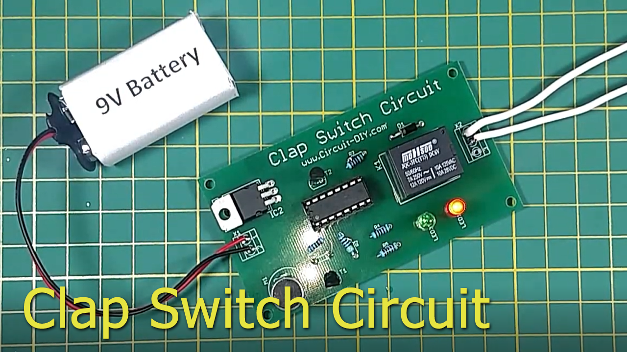 DIY Clap Switch Circuit Using a CD4017 Counter IC