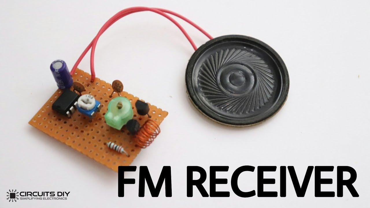 FM Receiver Circuit using TDA7021 & LM386