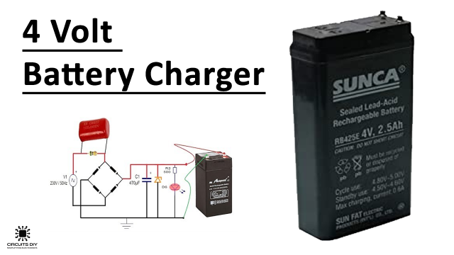 4 volt battery charger circuit