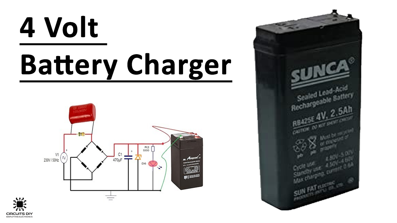 4v Battery Charger Circuit Diy