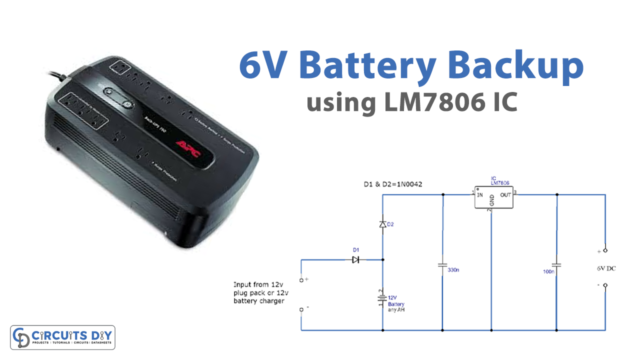 6V Battery Backup or UPS Circuit