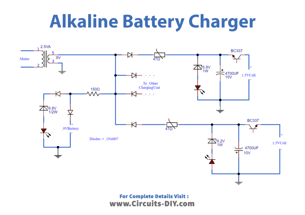 Alkaline Battery Charger Circuit_Diagram-Schematic