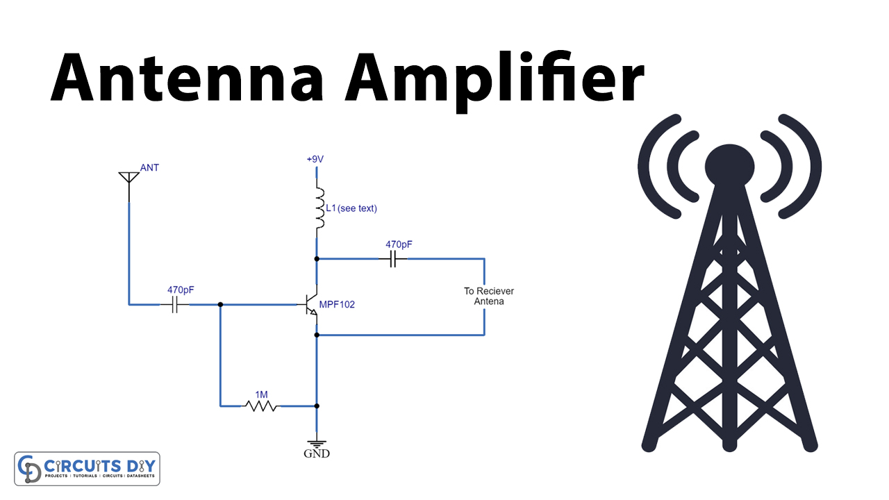 FM AM MW and SW Antenna Amplifier Using MPF102 Transistor
