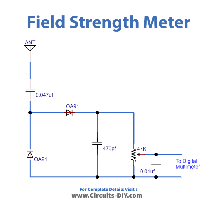 Field Strength Meter Circuit-1_Diagram-Schematic