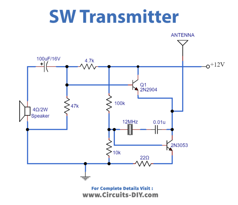 Shortwave SW Transmitter Circuit