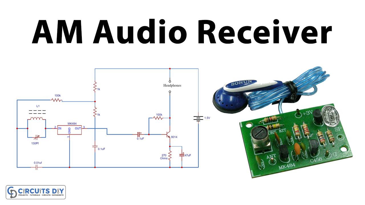Simple AM Radio Receiver with MK484 IC