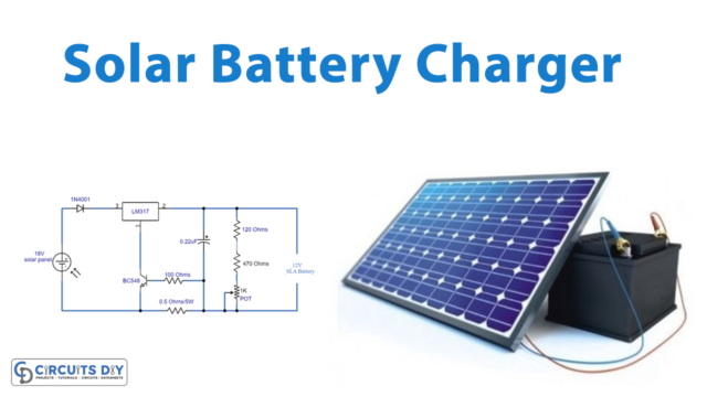 Solar Battery Charger Circuit with Transistor