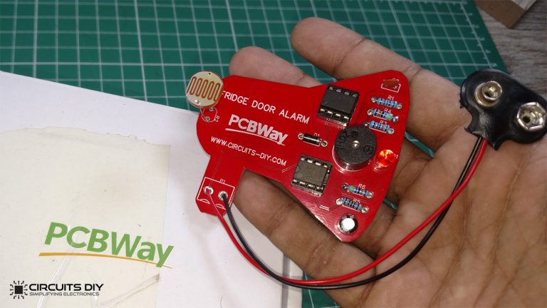 Fridge Door Alarm Circuit using 555 Timer - Electronics Projects