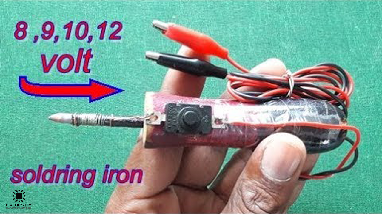 How To Make A 12V Soldering Iron At Home DIY Project