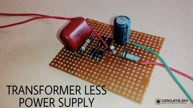 Transformerless Power Supply Circuit - DIY Project