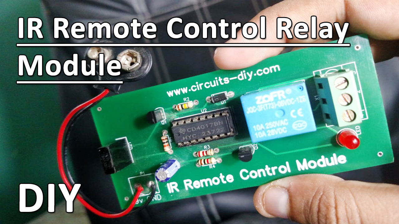 infrared ir remote control relay module tsop1738 cd4017