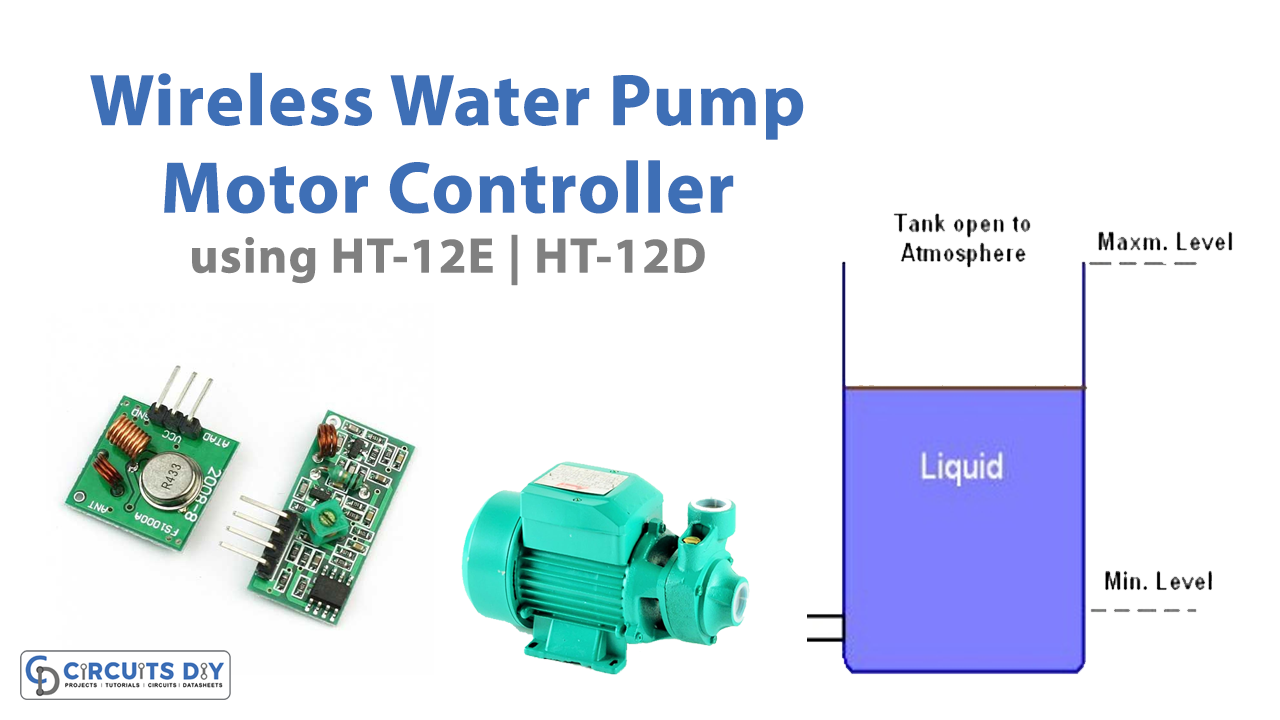 RF Based Wireless Water Pump Motor Controller
