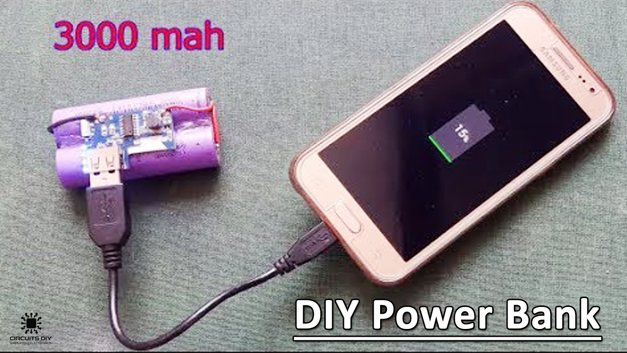 3000 mah power bank using 18650 cells