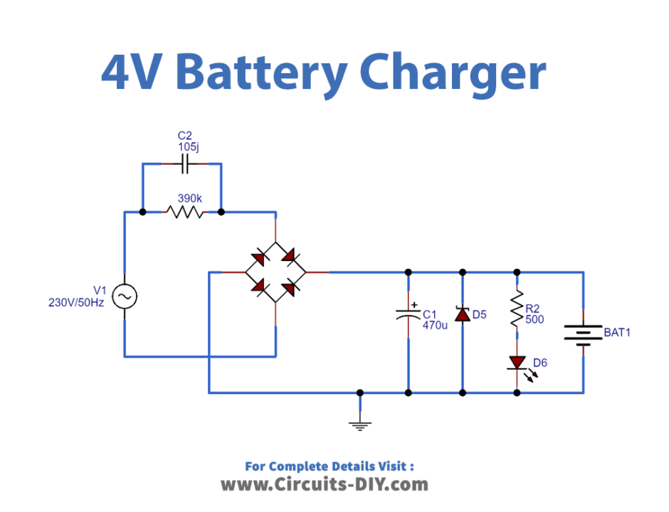 4V battery charger circuit_Diagram-Schematic