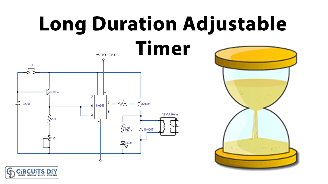 Long-Duration-Adjustable-Timer-Using-555-IC