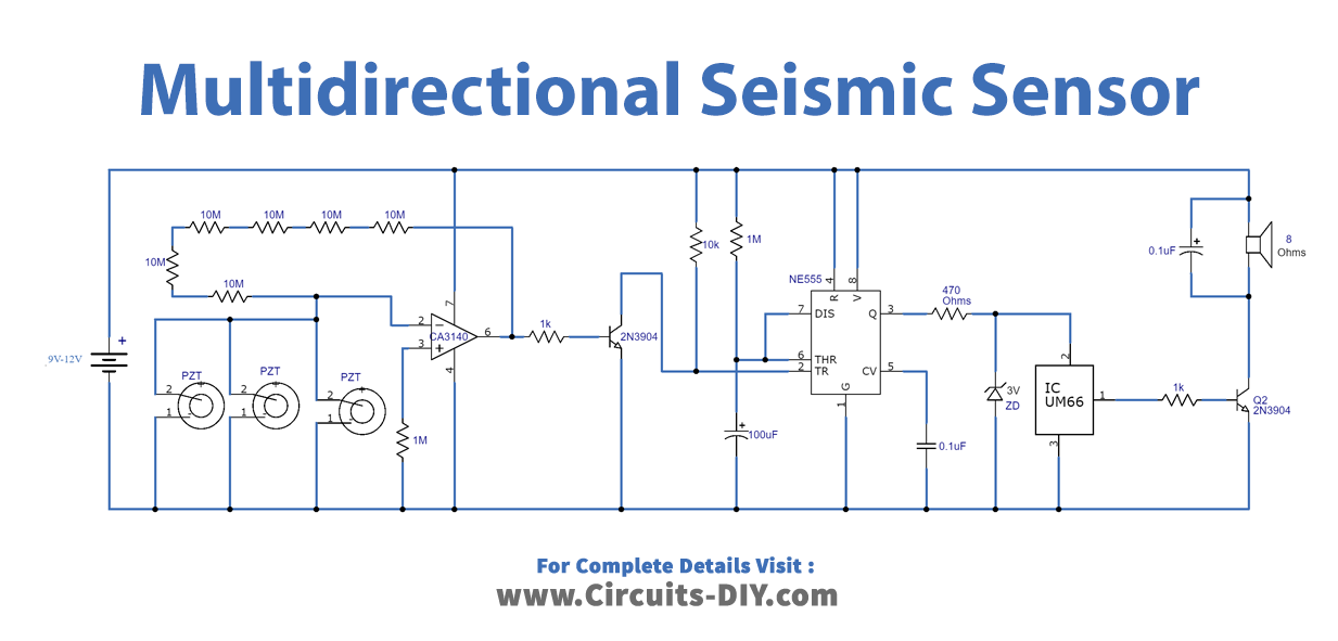 Multidirectional-Seismic-Sensor-circuit