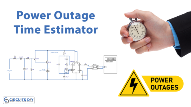 Power Outage Time Estimator 555 timer