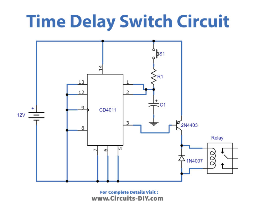 Time-Delay-Switch-Circuit-CD4011